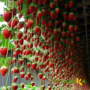 Клубника ампельная Анастасия купить по цене от 370р. в интернет-магазине «Посадика» с доставкой почтой в в Воткинске и по всей России – [изображение №1].